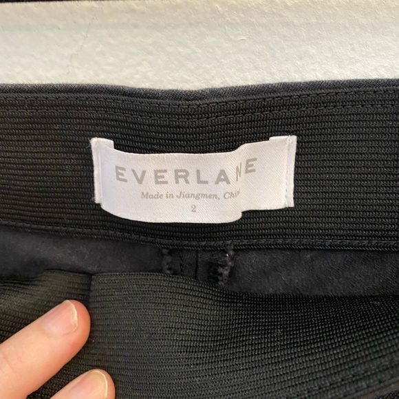 Everlane Black/Charcoal Pants Size 2 - Picture 5 of 7